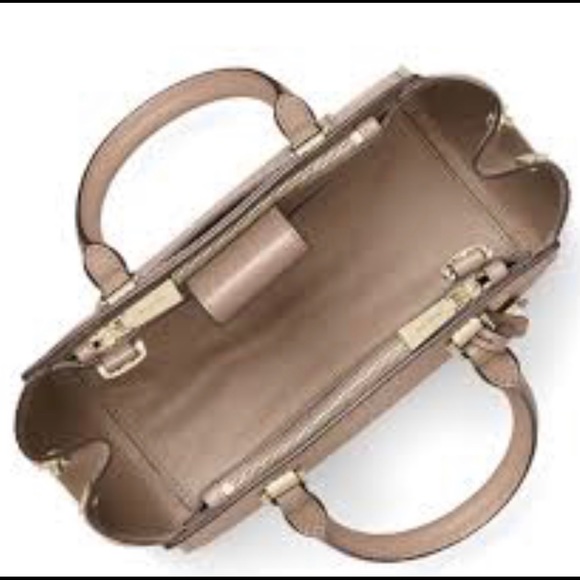 MICHAEL KORS BENNING MEDIUM LEATHER SATCHEL - Picture 3 of 7